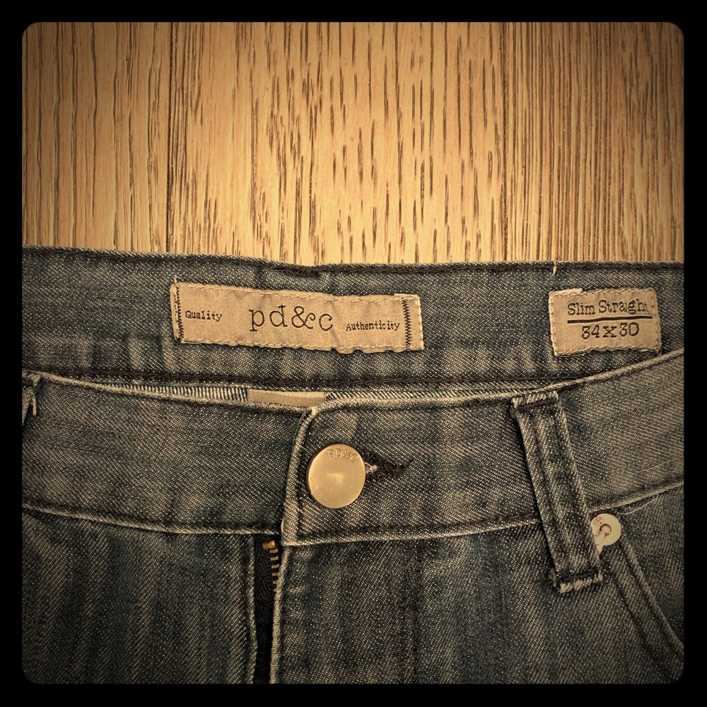 Paper Denim & Cloth Men slim straight faded jean